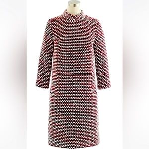 Woven Wool Mini Dress